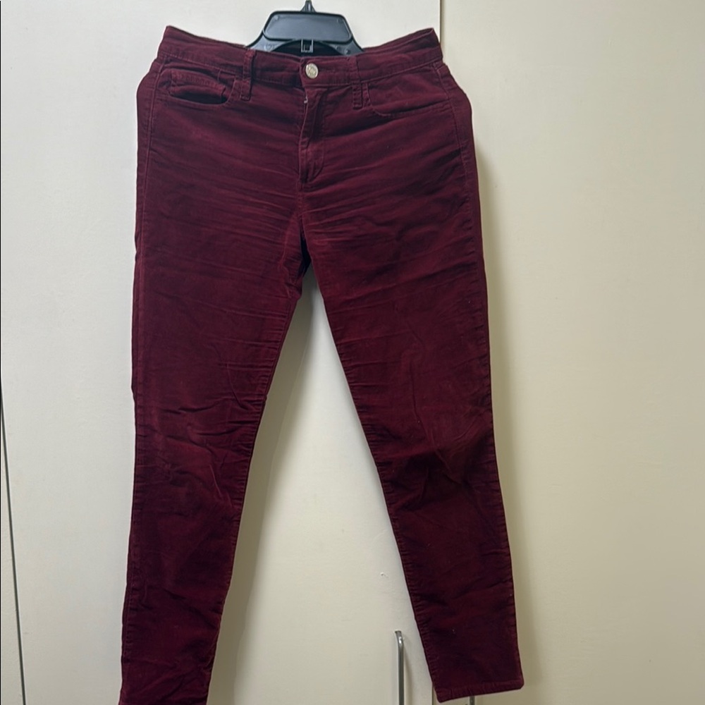 GAP Deep Red Corduroy Trousers
